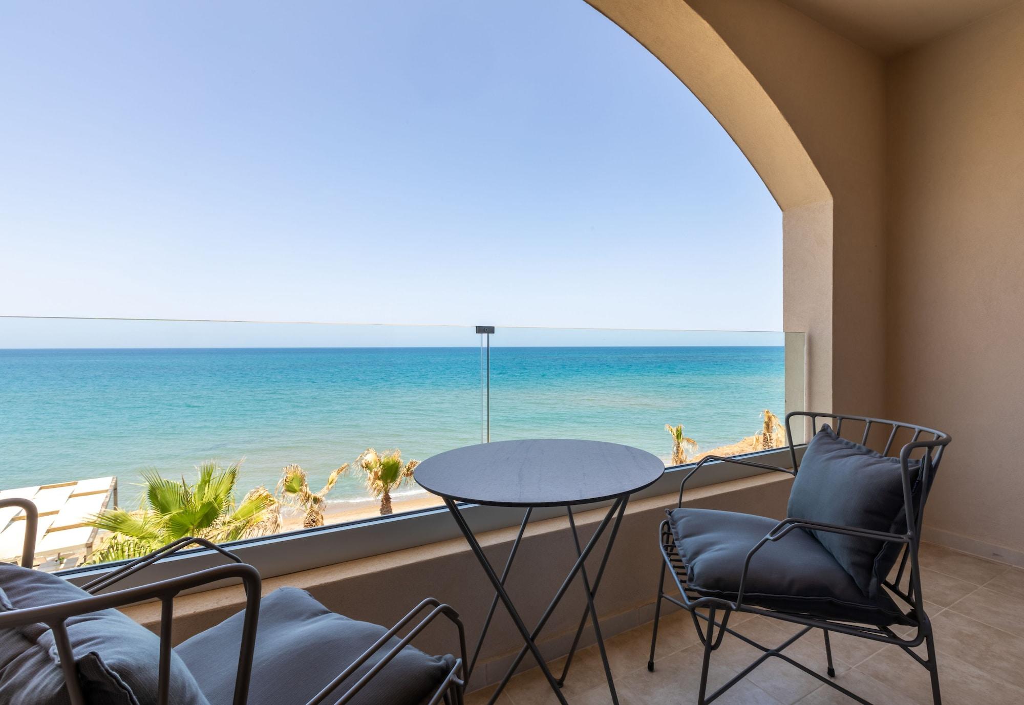 Agelia Beach Hotel Sfáka Esterno foto